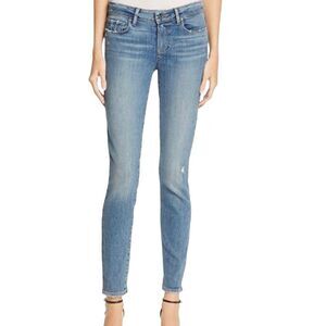 Paige verdugo Ankle Sienna Wash Light Distressed Stretch Denim Skinny Jeans
